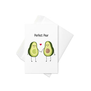 Perfect Pear Valentine's Day Card