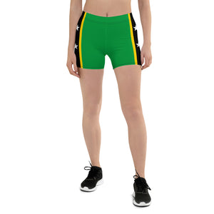 St Kitts and Nevis Biker Shorts