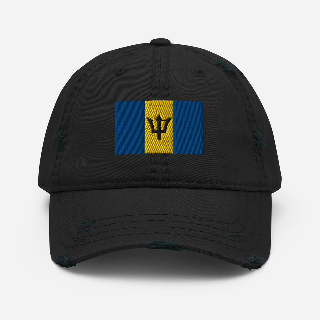 Barbados Distressed Dad Hat