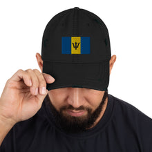 Load image into Gallery viewer, Barbados Distressed Dad Hat