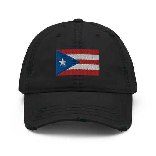 Cuba Flag Distressed Dad Hat