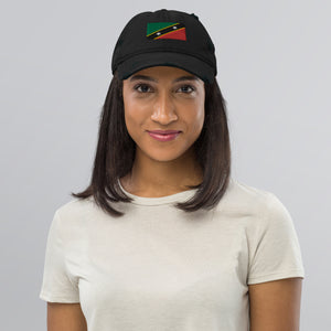 St Kitts and Nevis Distressed Dad Hat