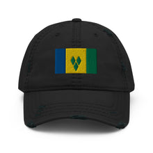 Load image into Gallery viewer, St Vincent and the Grenadines Distressed Dad Hat