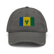 Load image into Gallery viewer, St Vincent and the Grenadines Distressed Dad Hat