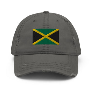 Jamaica Flag Distressed Dad Hat