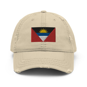 Antigua and Barbuda Distressed Dad Hat