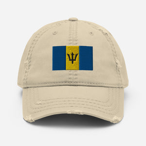 Barbados Distressed Dad Hat