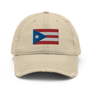 Cuba Flag Distressed Dad Hat