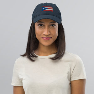 Cuba Flag Distressed Dad Hat