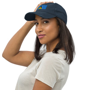 St. Lucia Distressed Dad Hat