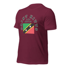 Load image into Gallery viewer, St Kitts and Nevis Unisex T-shirt