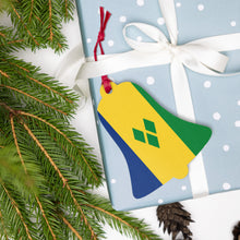 Load image into Gallery viewer, St. Vincent and the Grenadines Wooden Christmas Ornaments