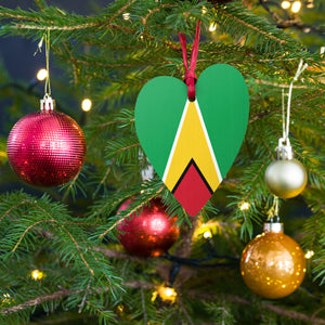 Guyana Wooden Christmas Ornaments