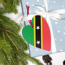 Load image into Gallery viewer, St Kitts and Nevis Wooden Ornaments