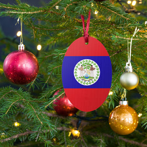 Belize Wooden Christmas  Ornaments