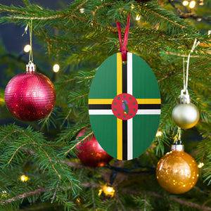 Dominica Wooden Christmas Ornaments