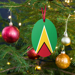 Guyana Wooden Christmas Ornaments