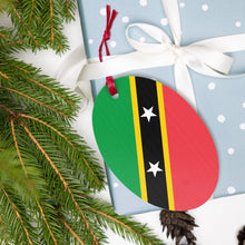 Load image into Gallery viewer, St Kitts and Nevis Wooden Ornaments