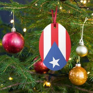 Puerto Rico Wooden Ornaments