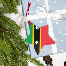 Load image into Gallery viewer, St Kitts and Nevis Wooden Ornaments