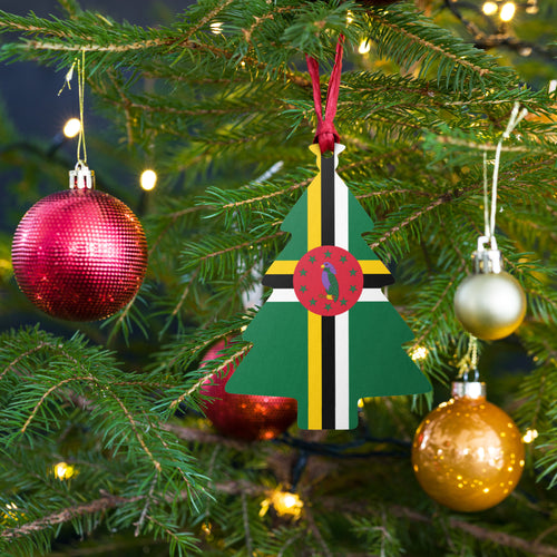 Dominica Wooden Christmas Ornaments