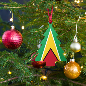 Guyana Wooden Christmas Ornaments