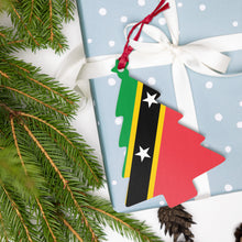 Load image into Gallery viewer, St Kitts and Nevis Wooden Ornaments