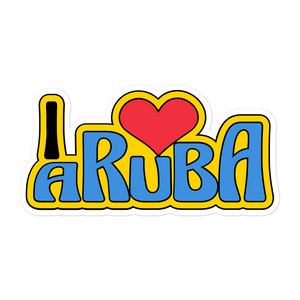 I love Aruba Bubble-free stickers