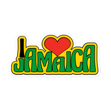 Load image into Gallery viewer, I love Jamaica Bubble-free stickers