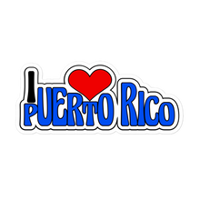 Load image into Gallery viewer, I love Puerto Rico Bubble-free stickers