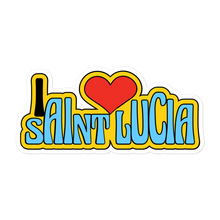 Load image into Gallery viewer, I love St Lucia Bubble-free stickers