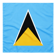 Load image into Gallery viewer, St Lucia Flag Bandana