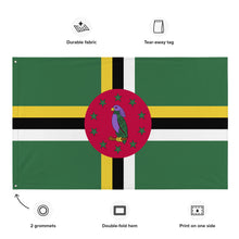 Load image into Gallery viewer, Dominica Flag