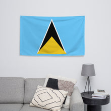 Load image into Gallery viewer, St Lucia Flag