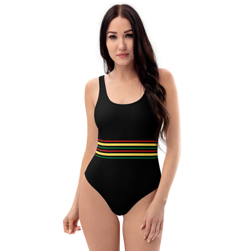 Rasta Waist One-Piece Swimsuit