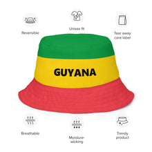 Load image into Gallery viewer, Guyana Reversible Bucket Hat