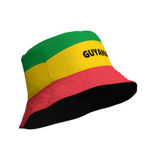 Load image into Gallery viewer, Guyana Reversible Bucket Hat