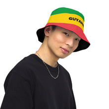 Load image into Gallery viewer, Guyana Reversible Bucket Hat