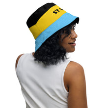 Load image into Gallery viewer, St Lucia Reversible Bucket Hat