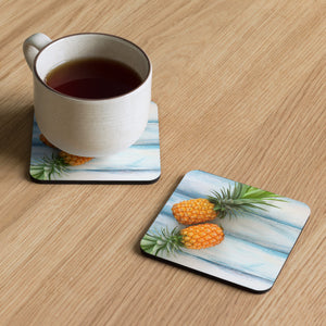 Pineapple Cork-back Coaster