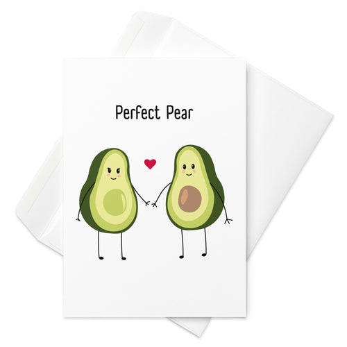 Perfect Pear Valentine's Day Card