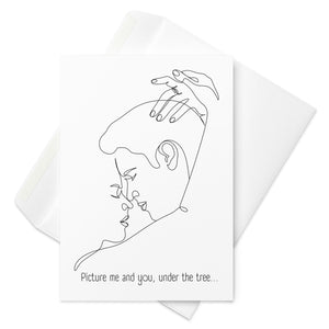 KISSING Valentine's Day Card