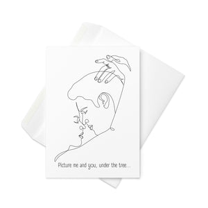 KISSING Valentine's Day Card