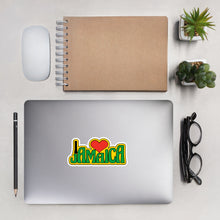 Load image into Gallery viewer, I love Jamaica Bubble-free stickers