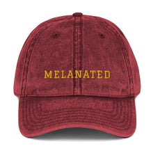 Load image into Gallery viewer, Melanated Vintage Cotton Twill Cap