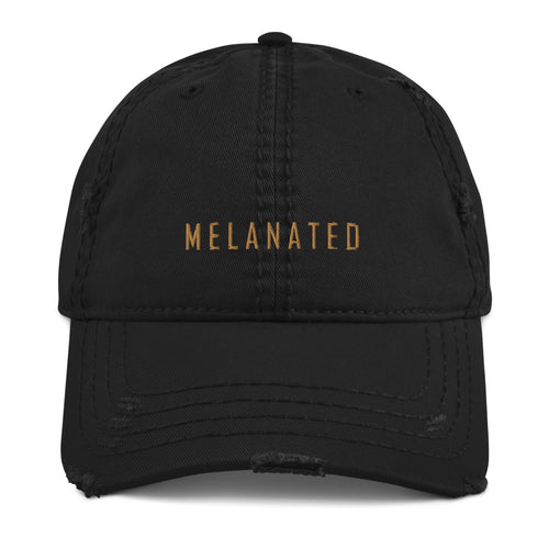 Melanated Distressed Dad Hat