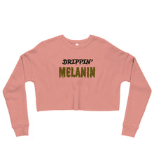 Load image into Gallery viewer, Drippin Melanin Crop Sweatshirt