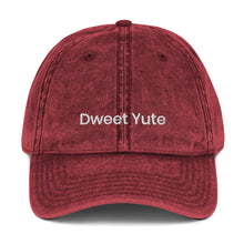 Load image into Gallery viewer, Dweet Yute Vintage Cotton Twill Cap