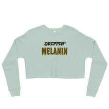 Load image into Gallery viewer, Drippin Melanin Crop Sweatshirt