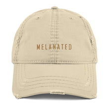 Load image into Gallery viewer, Melanated Distressed Dad Hat